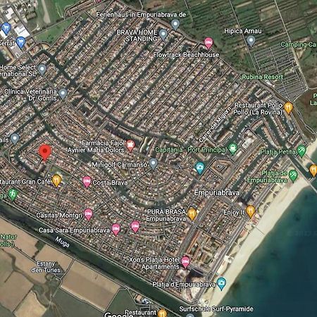 Lindo Apartamento Con Vistas Al Puerto Mistral Empuriabrava Exterior foto